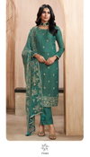 Taaj By Vinay Kuleesh Gold Silk Embroidered Work Designer Salwar Kameez Suppliers In India